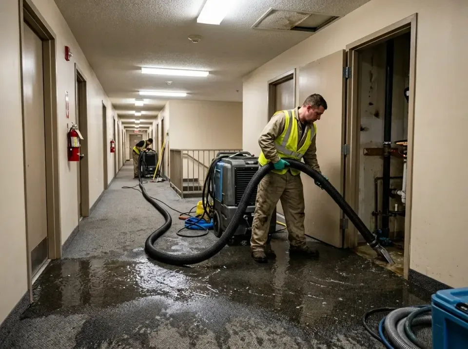 multi-unit-apartment-hallway-f-005 — frequently asked questions, Emergency Burst Pipe Water Extraction & Removal in Placervi…